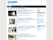 Tablet Screenshot of catsagency.com
